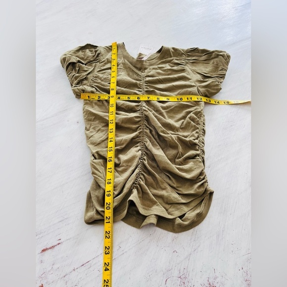 Free People Better Days Tee in Army Size XS NWT $68 - Picture 5 of 9